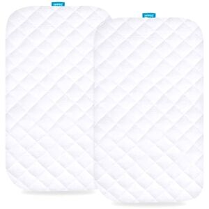 Bassinet Mattress Pad 2 Pack Bamboo Ultra Soft NIB